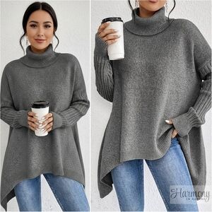Perfectly Unbalanced Sweater - Gray